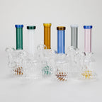 6" Stemless Glass Bong with Water Diffuser – 14mm Bowl Joint