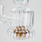 6" Stemless Glass Bong with Water Diffuser – 14mm Bowl Joint