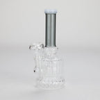 6" Stemless Glass Bong with Water Diffuser – 14mm Bowl Joint