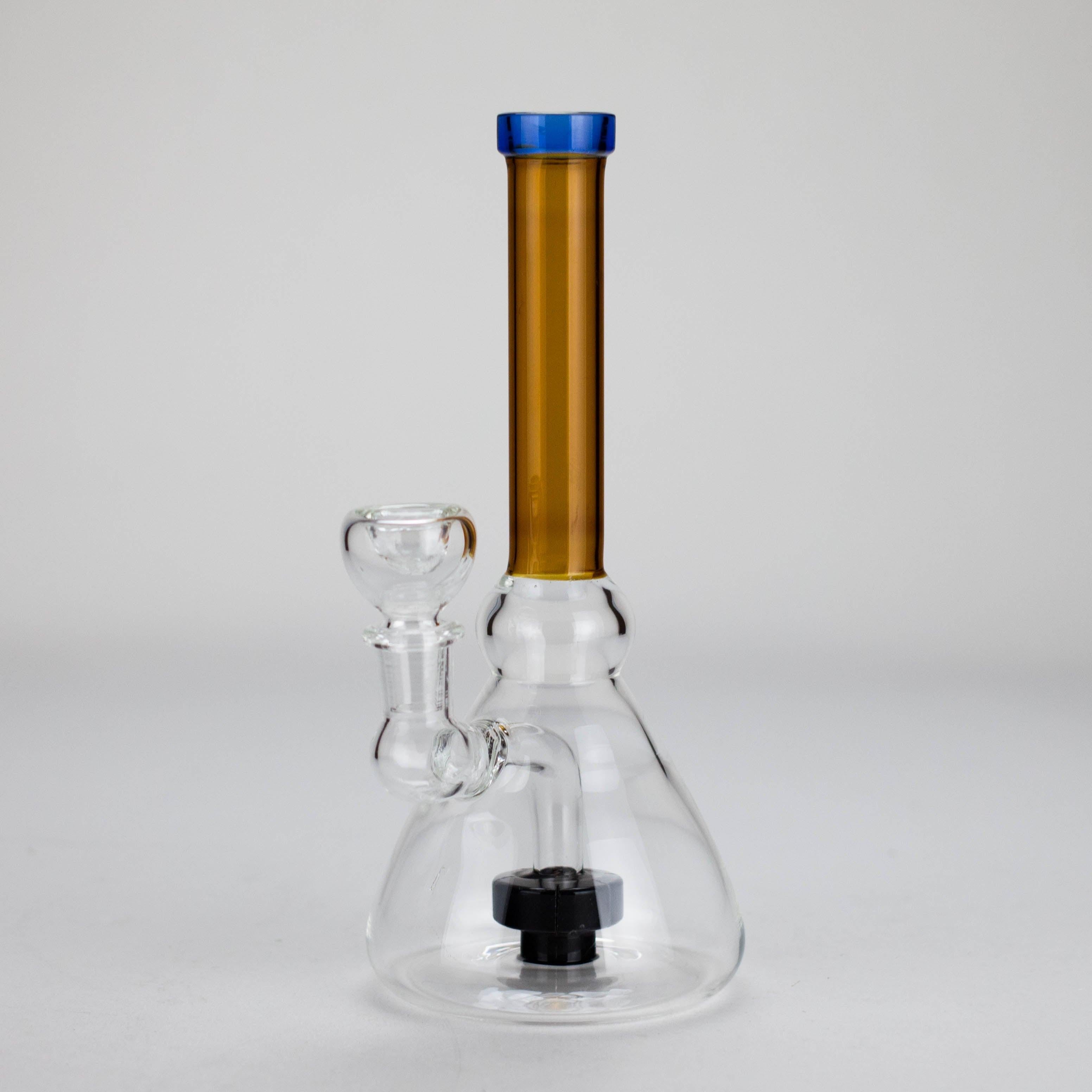 8.5" Stemless Glass Bong with Diffuser – Assorted Colors Secondary image