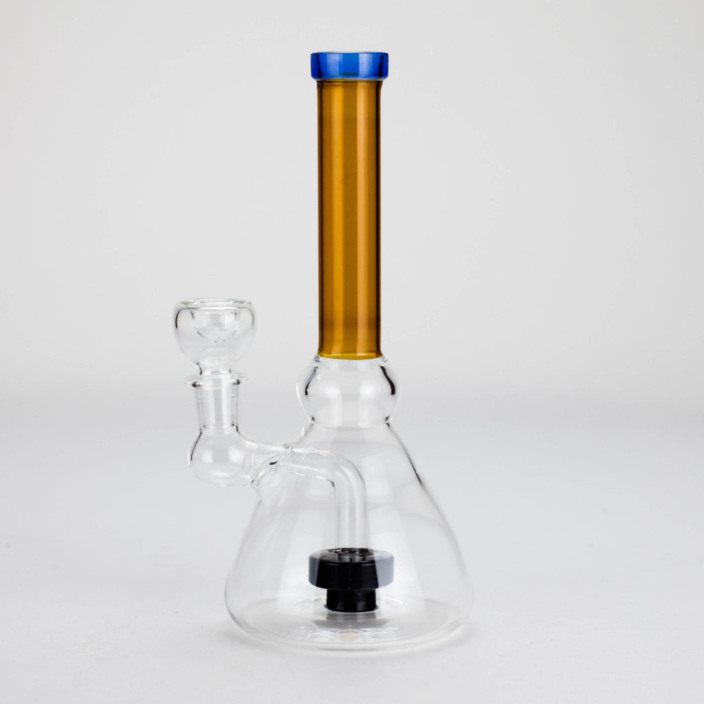 8.5" Stemless Glass Bong with Diffuser – Assorted Colors