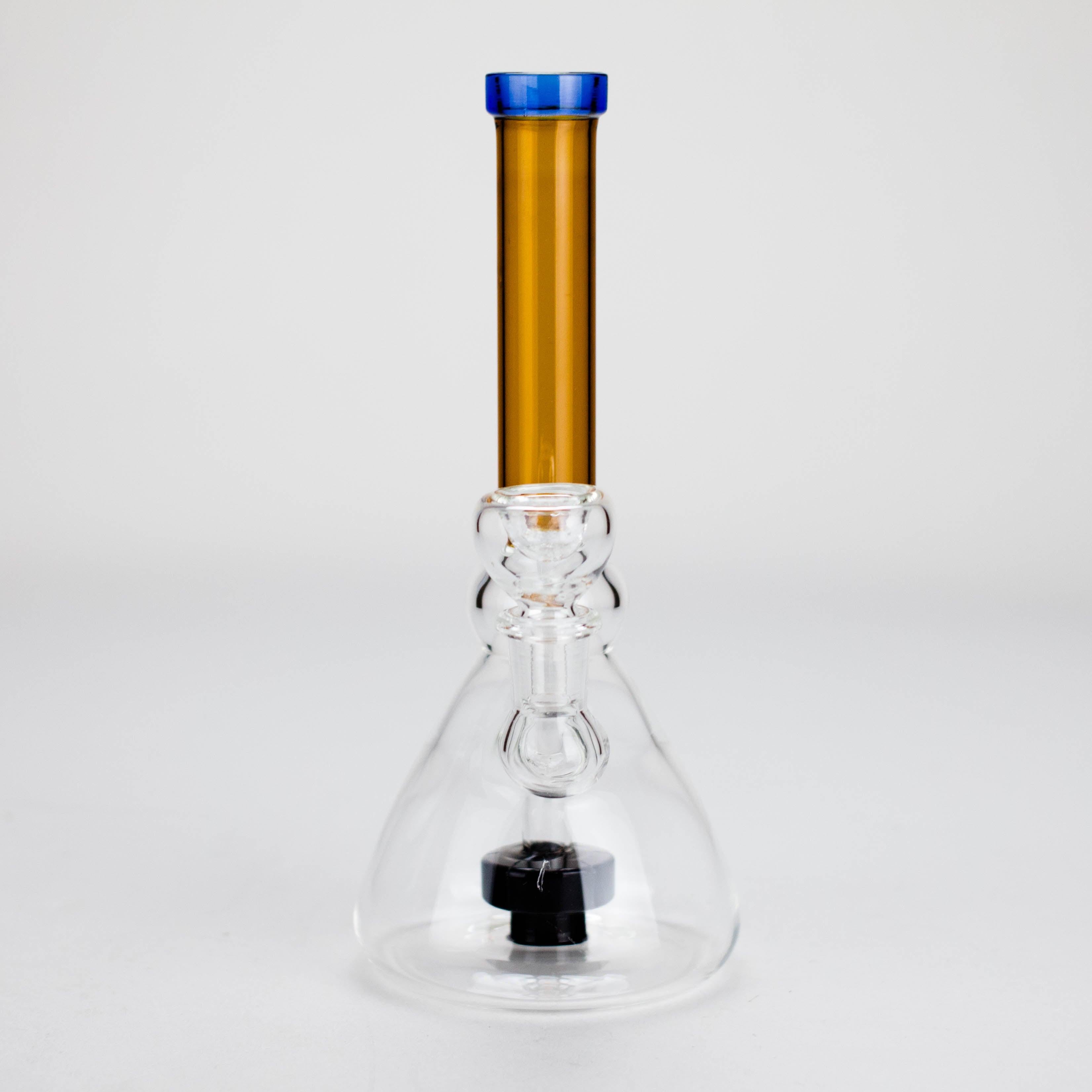 8.5" Stemless Glass Bong with Diffuser – Assorted Colors