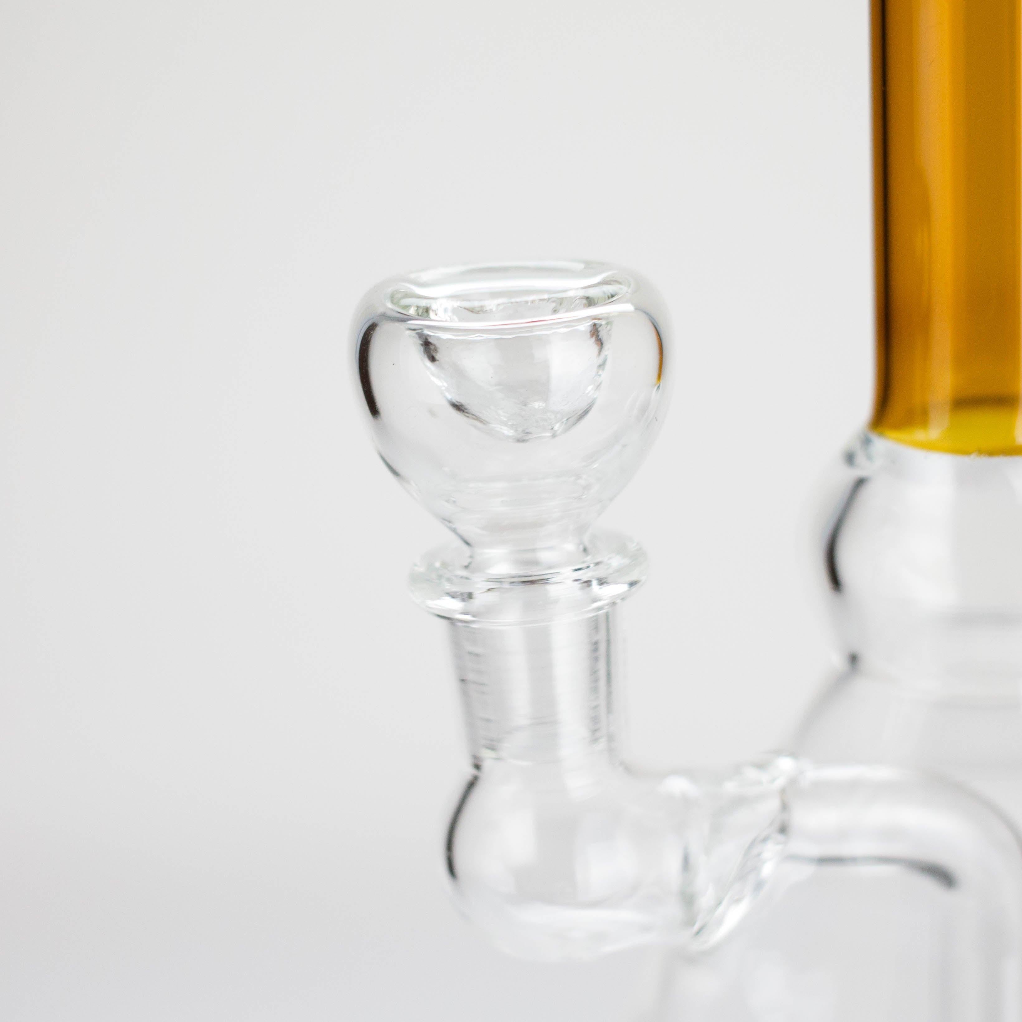 8.5" Stemless Glass Bong with Diffuser – Assorted Colors
