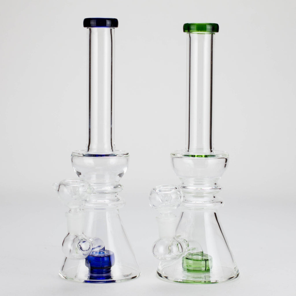 11" Stemless Glass Bong with Diffuser – 14mm Bowl Joint