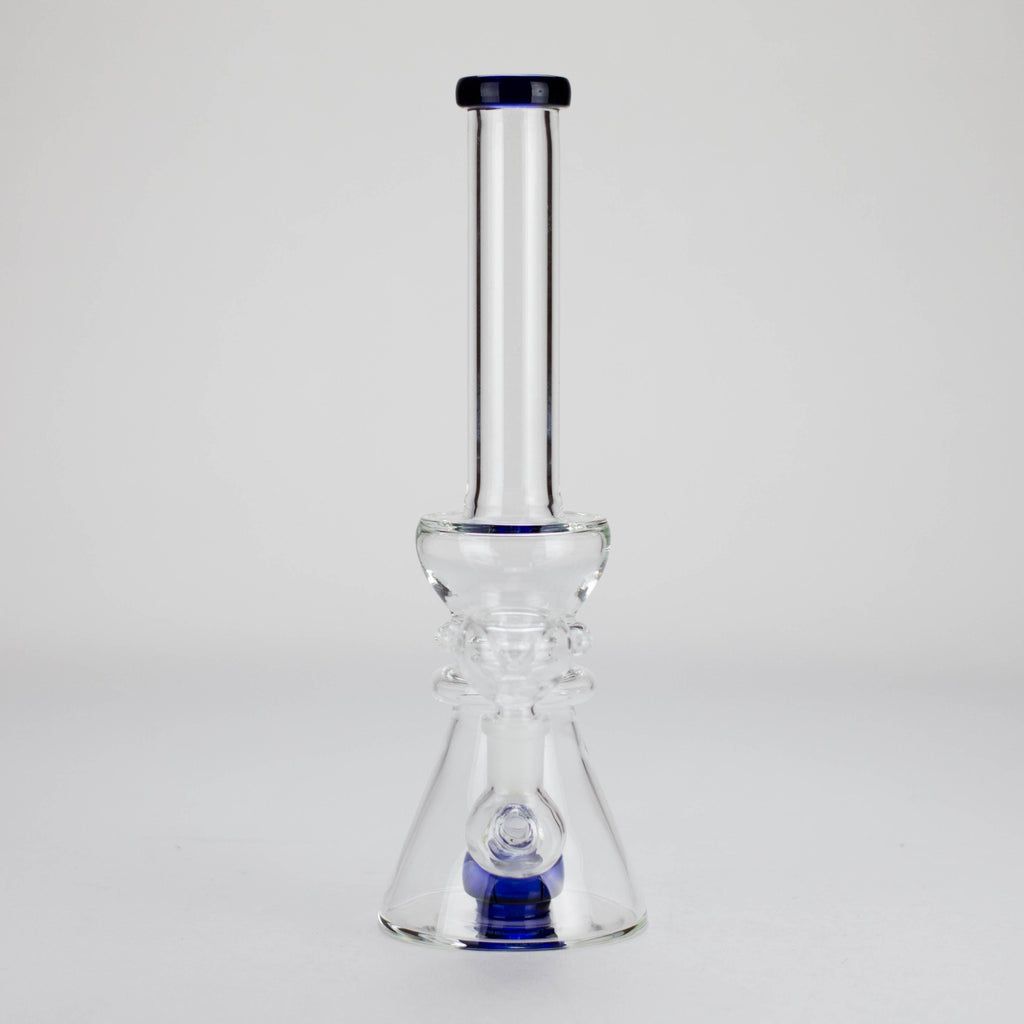 11" Stemless Glass Bong with Diffuser – 14mm Bowl Joint