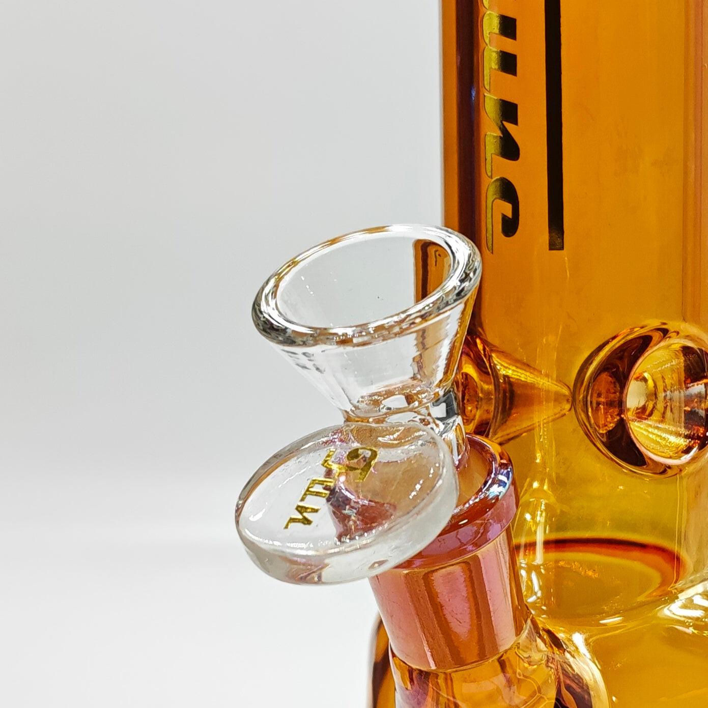 Fortune | Electroplated Skull 10" 5mm Glass Bong [SK105038E]