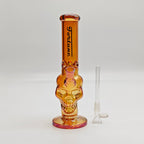 Fortune | Electroplated Skull 10" 5mm Glass Bong [SK105038E]