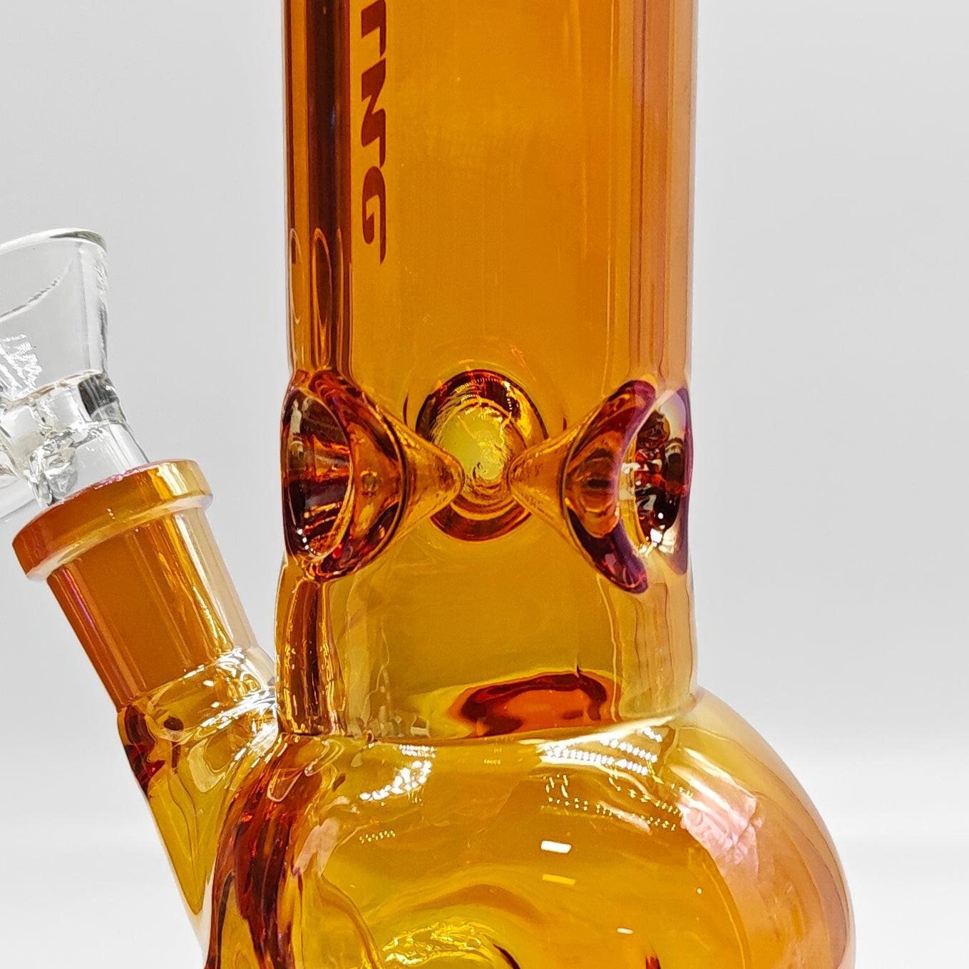 Fortune | Electroplated Skull 10" 5mm Glass Bong [SK105038E]