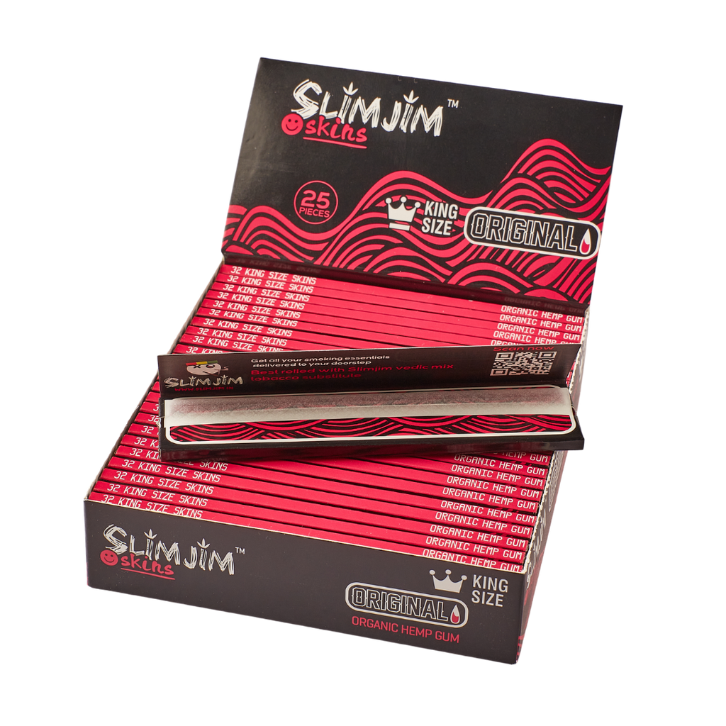 Slimjim - Original King Size Skins – Box of 25 Packs