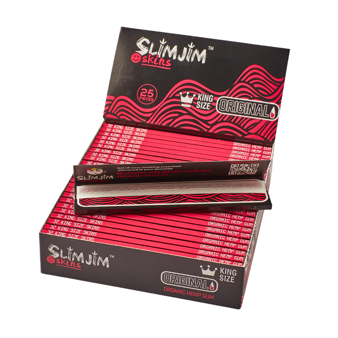 Slimjim - Original King Size Skins – Box of 25 Packs