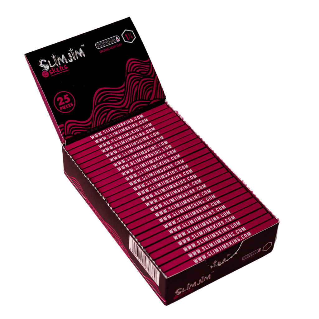 Slimjim - Original 1 1/4th Size Rolling Papers – Box of 25 Packs