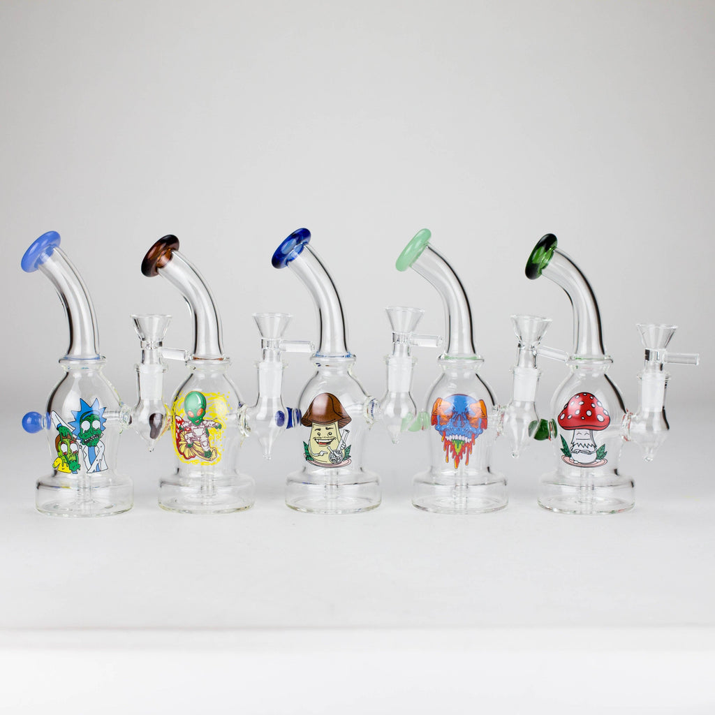 6.5″ Cartoon PrintGlass Bong [F230829-2B]