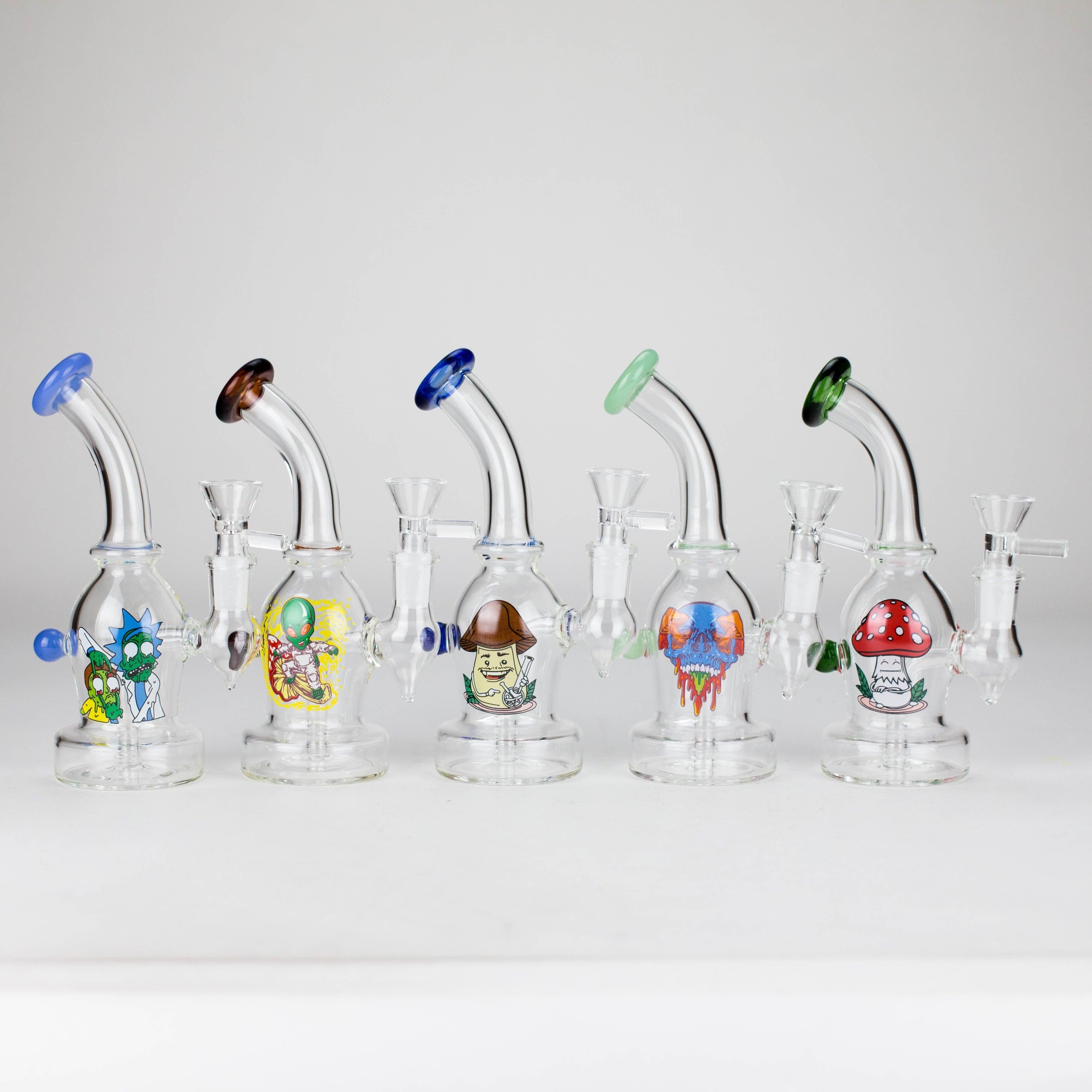6.5″ Cartoon PrintGlass Bong [F230829-2B]
