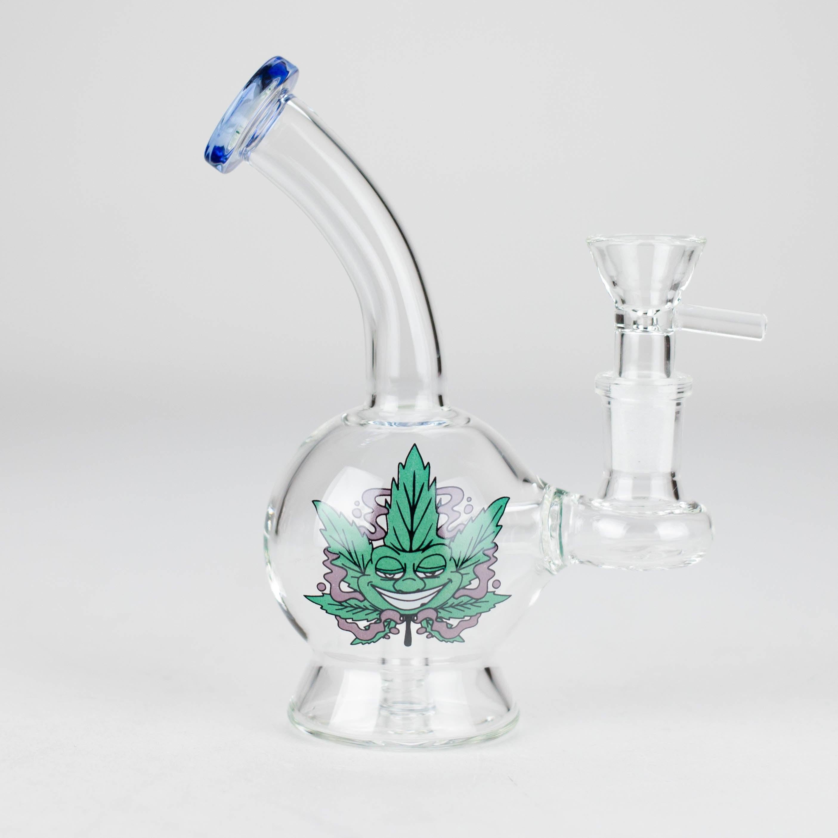 6.5″ Cartoon PrintGlass Bong [F230829-1D] Secondary image