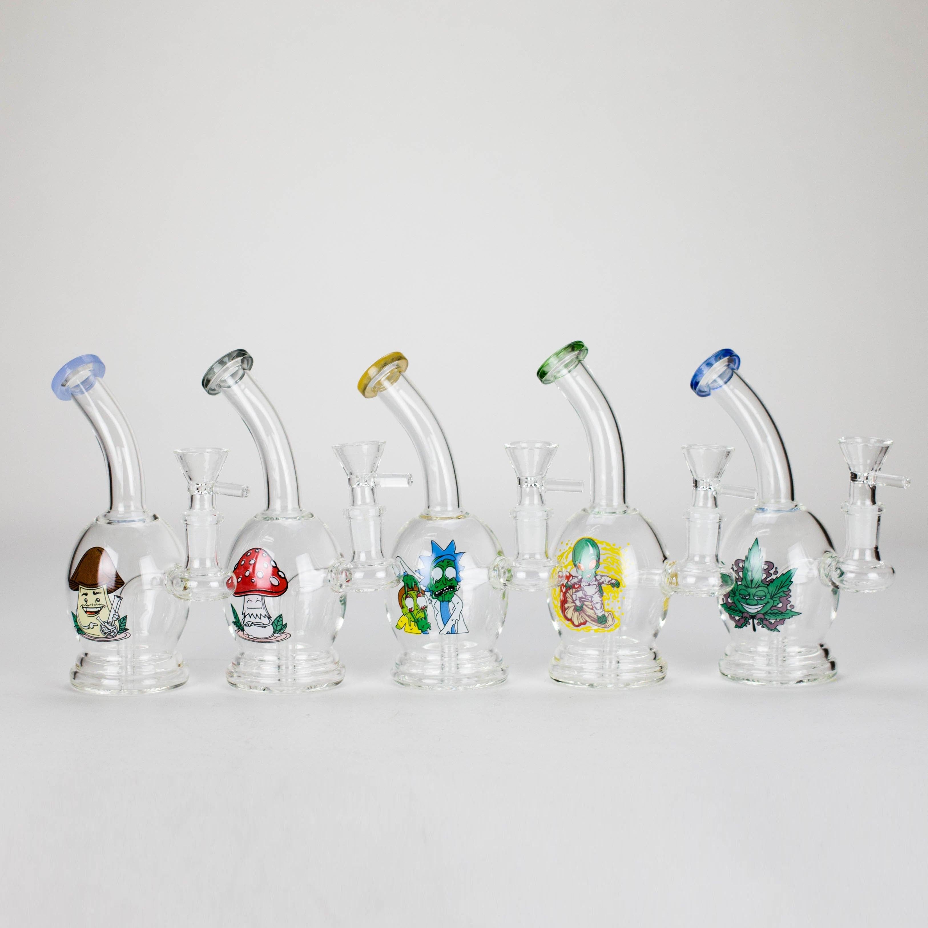 6.5″ Cartoon PrintGlass Bong [F230829-2C] Main image