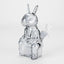 6″ Black Bunny Soft Glass Bong [XD006]