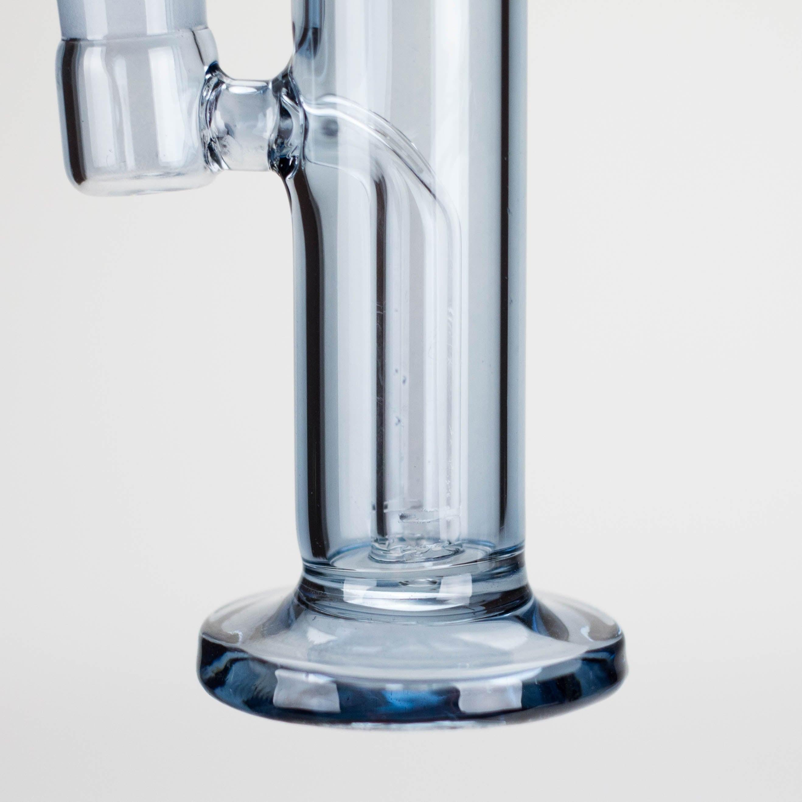 7″ Stemless Straight Tube Glass Bong [WP8074]