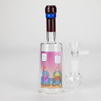 6″ Wine Bottle Design Glass Bong [G0923045]