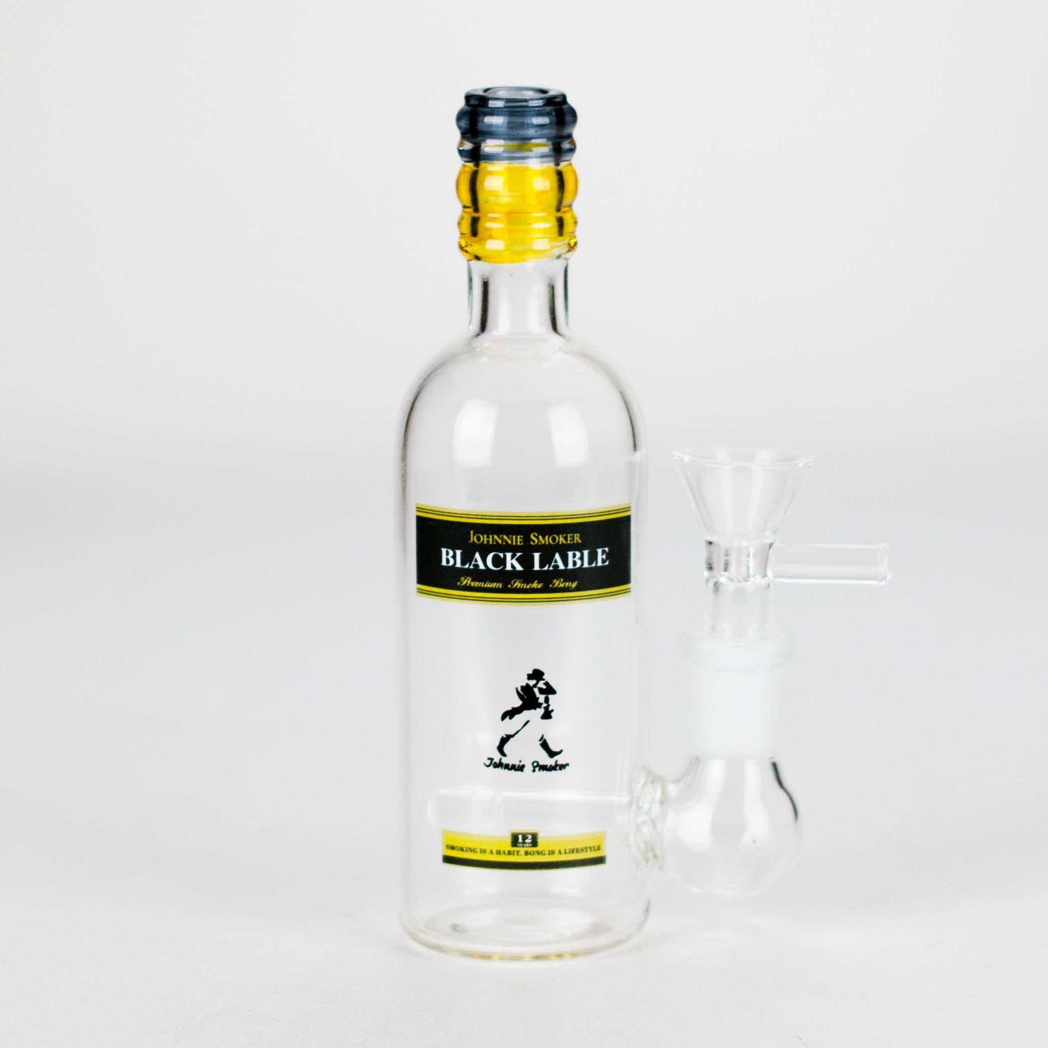 6″ Wine Bottle Design Glass Bong [G0923045]