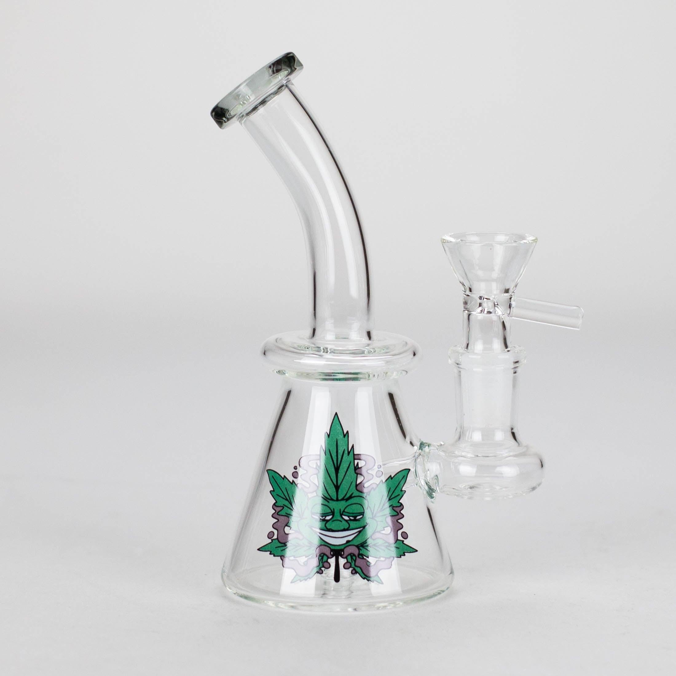 6.5″ Cartoon PrintGlass Bong [F230829-2D] Secondary image