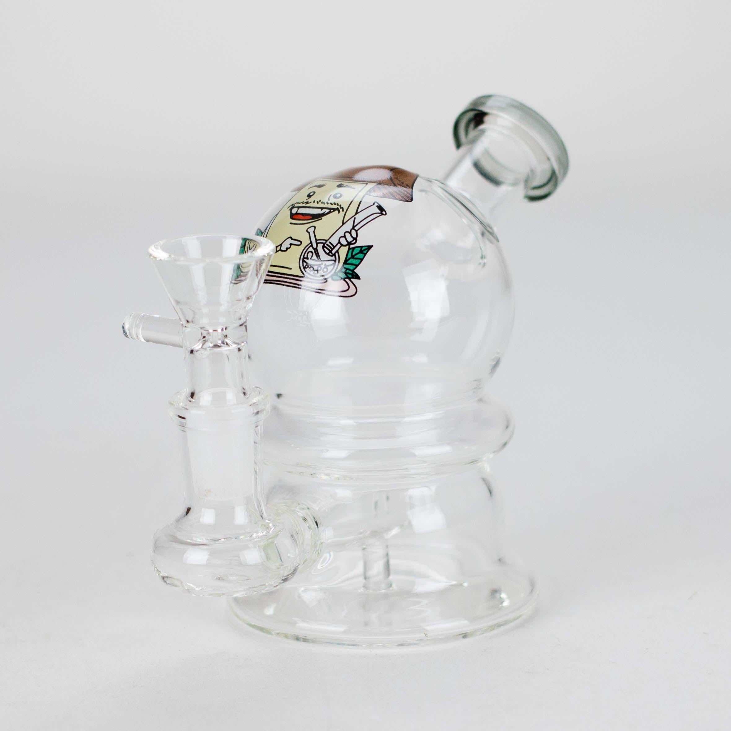 6.5″ Cartoon Print Glass Bong [F230829-3] Secondary image