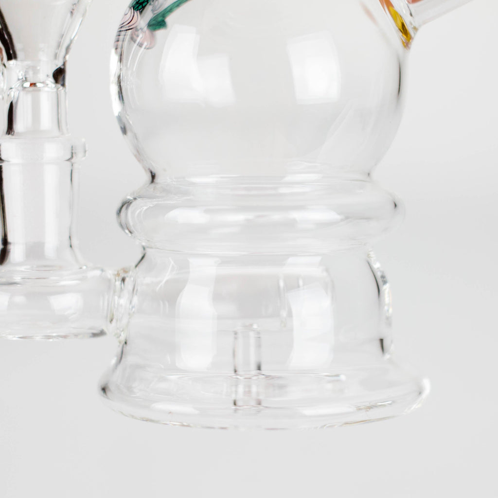 6.5″ Cartoon Print Glass Bong [F230829-3]