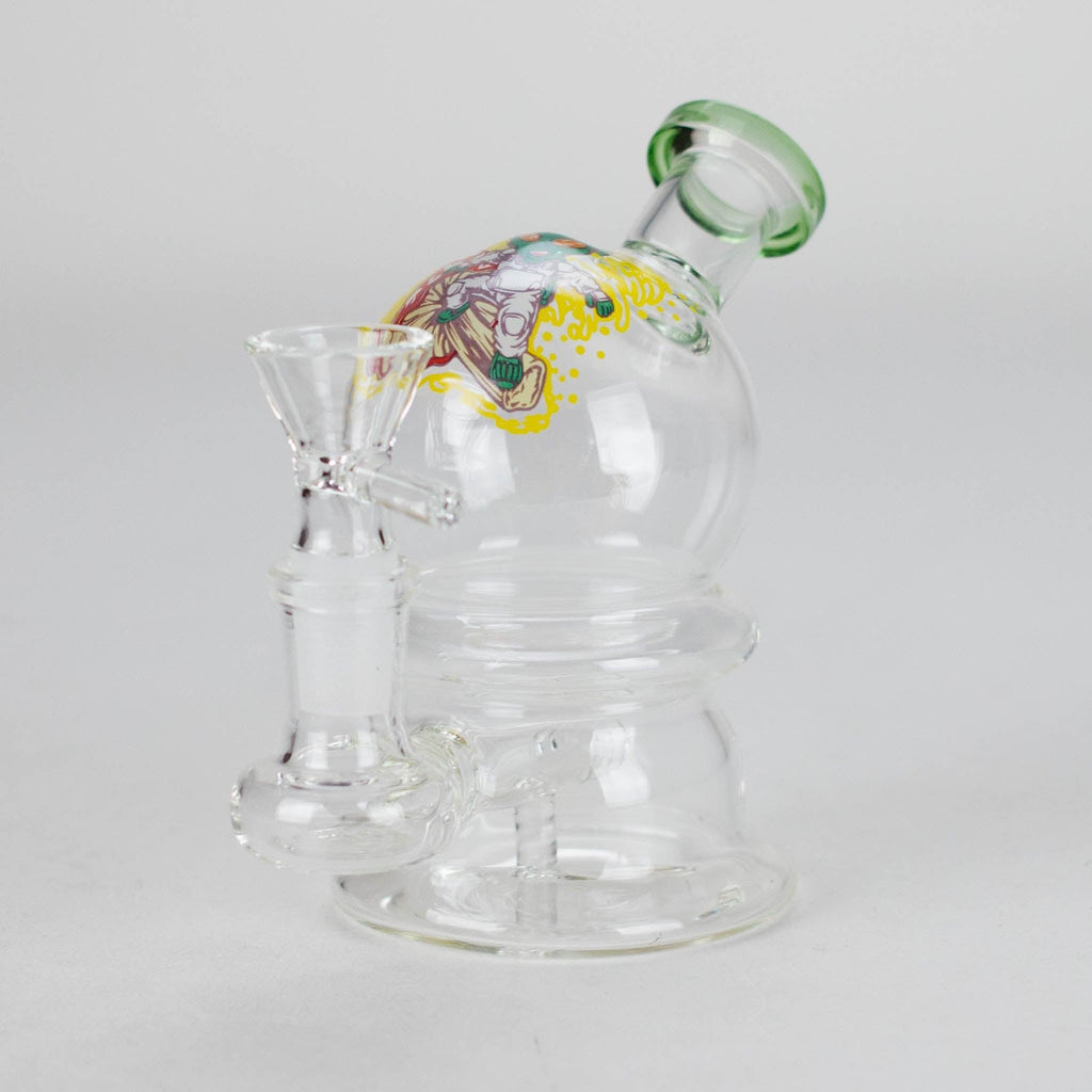 6.5″ Cartoon Print Glass Bong [F230829-3]