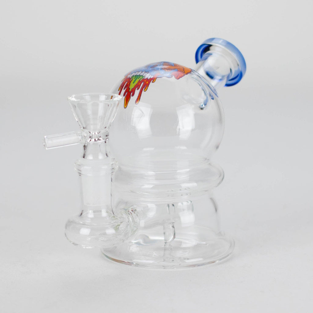 6.5″ Cartoon Print Glass Bong [F230829-3]