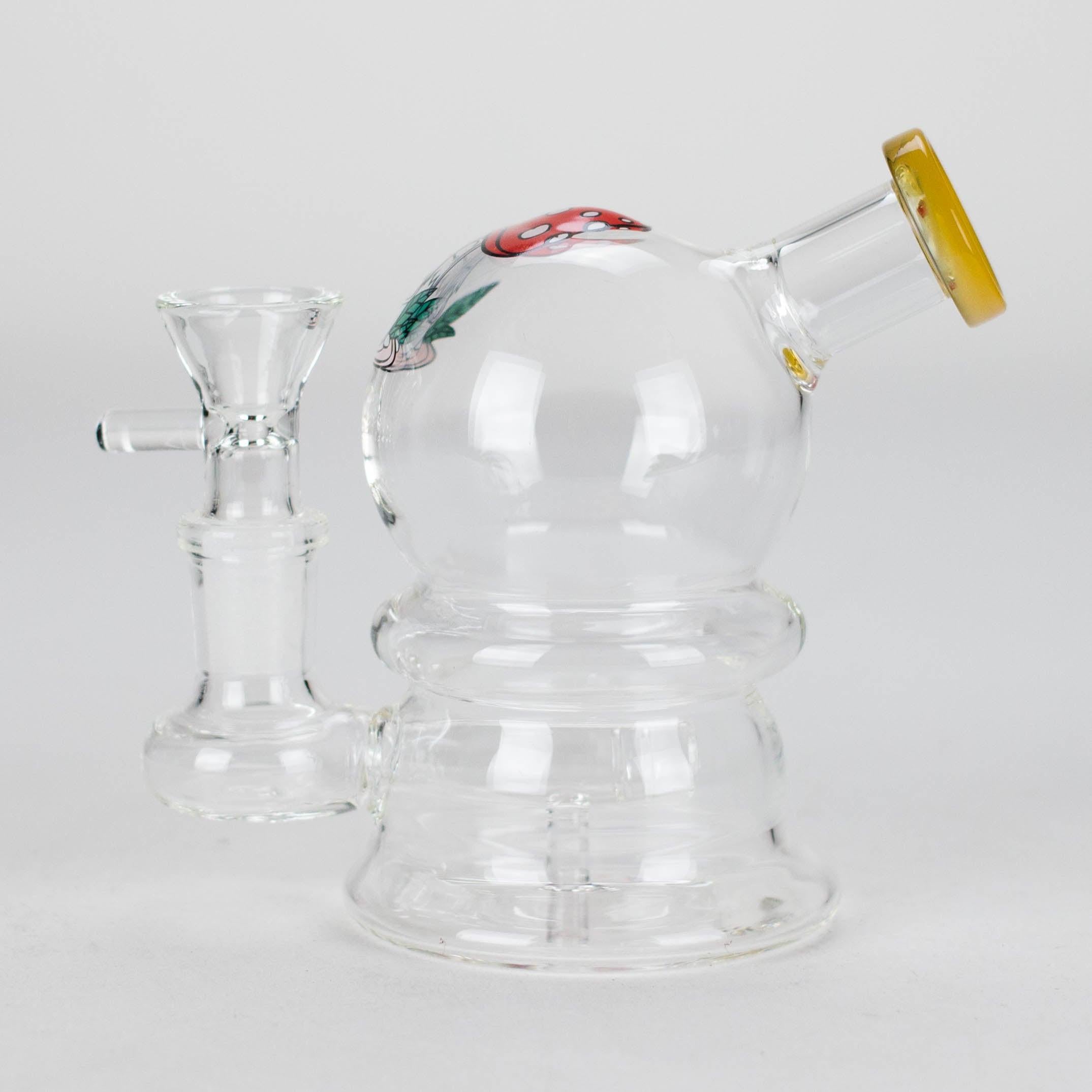 6.5″ Cartoon Print Glass Bong [F230829-3]