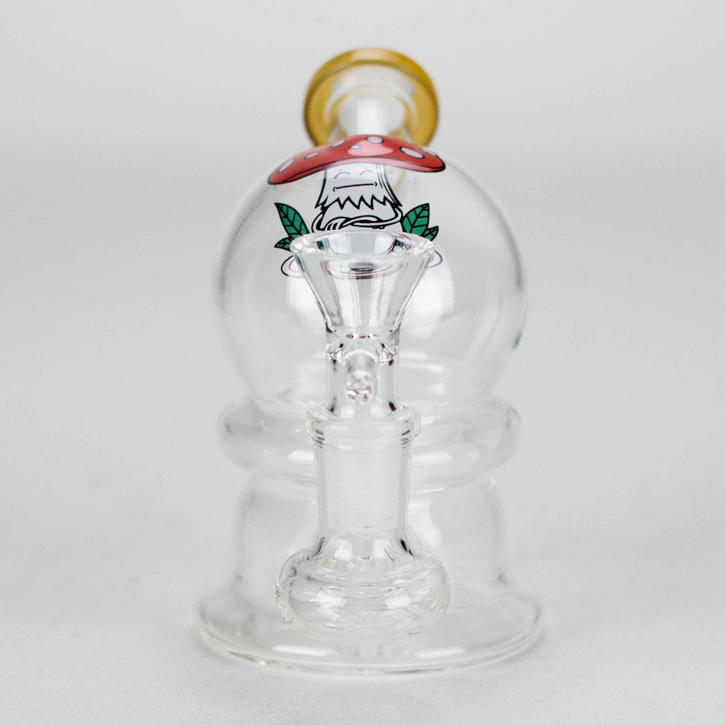 6.5″ Cartoon Print Glass Bong [F230829-3]