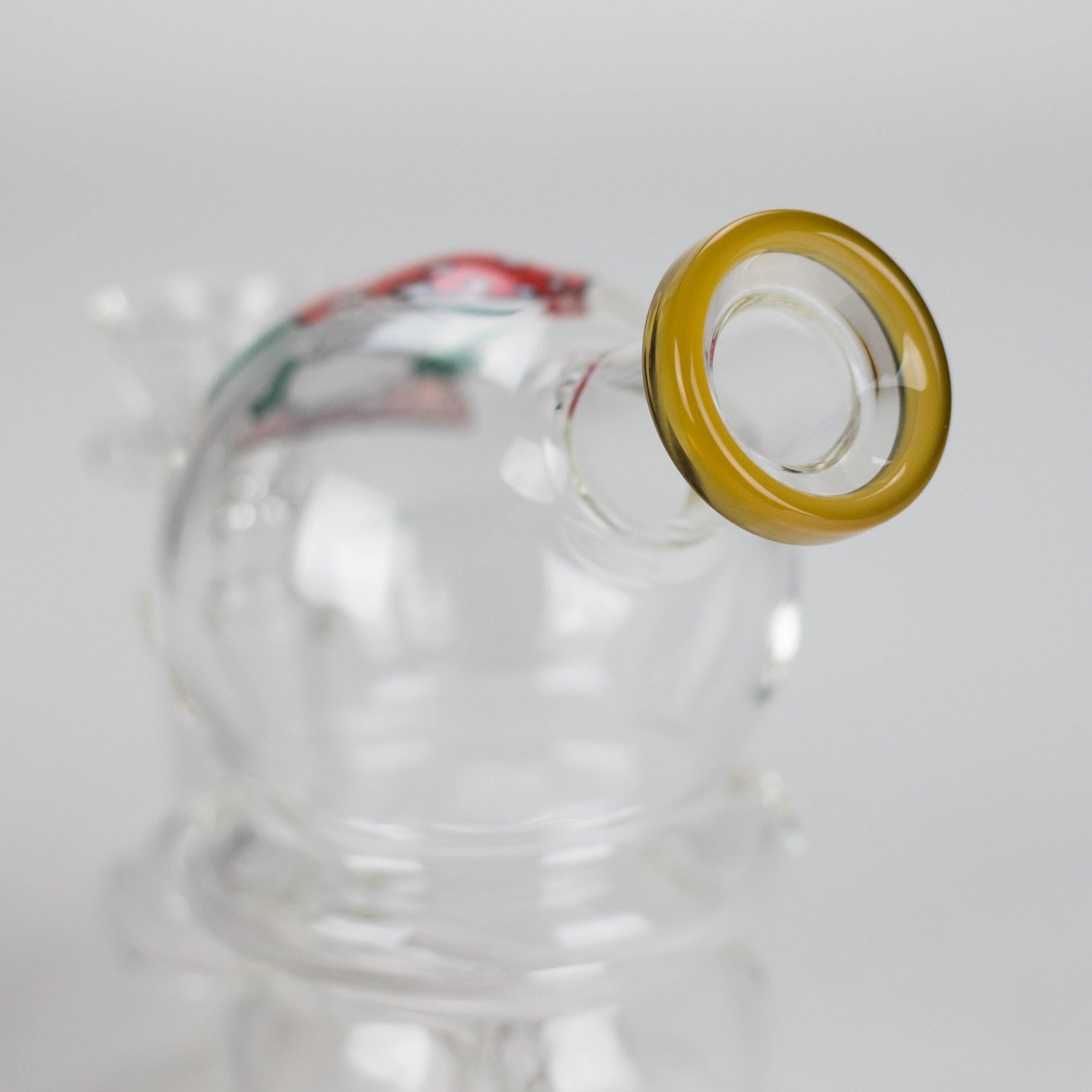 6.5″ Cartoon Print Glass Bong [F230829-3]