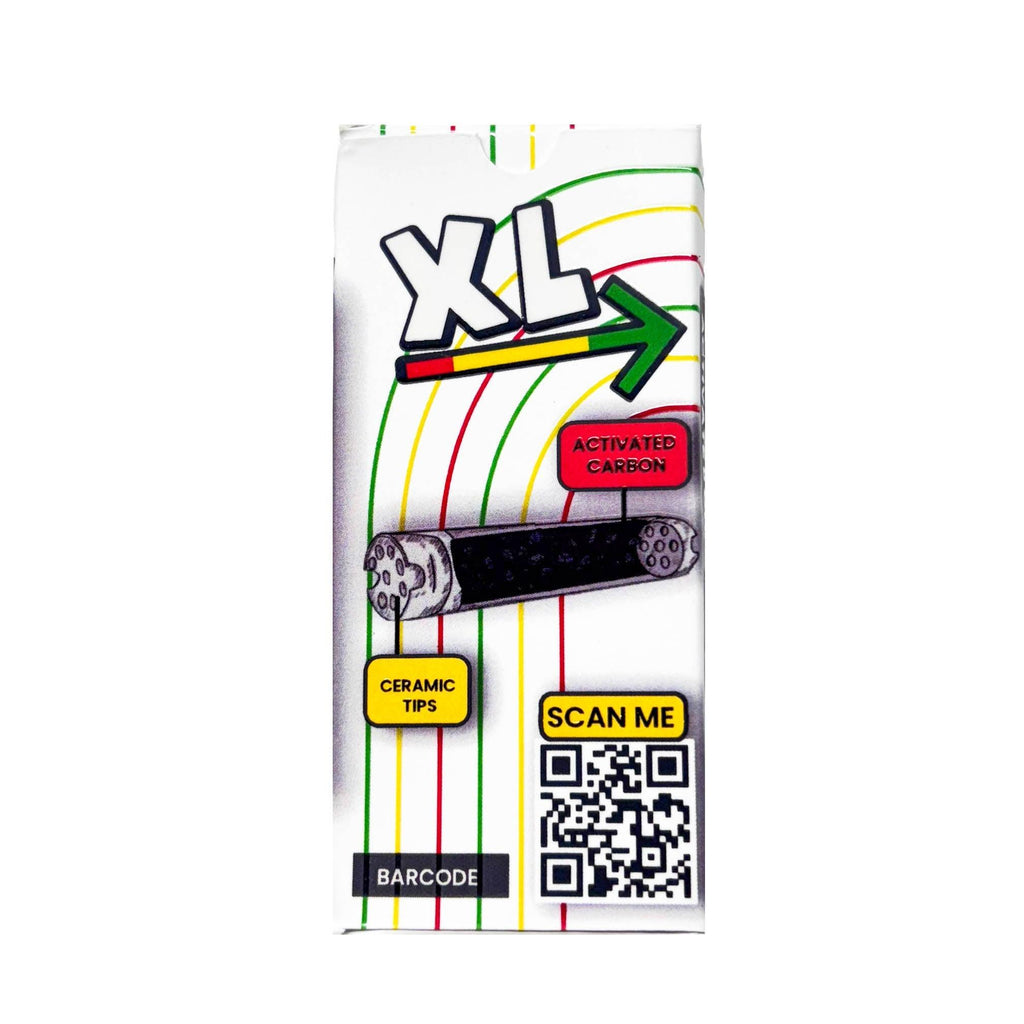 Slimjim - Classic XL Carbon Filters (6mm) (Box of 20)