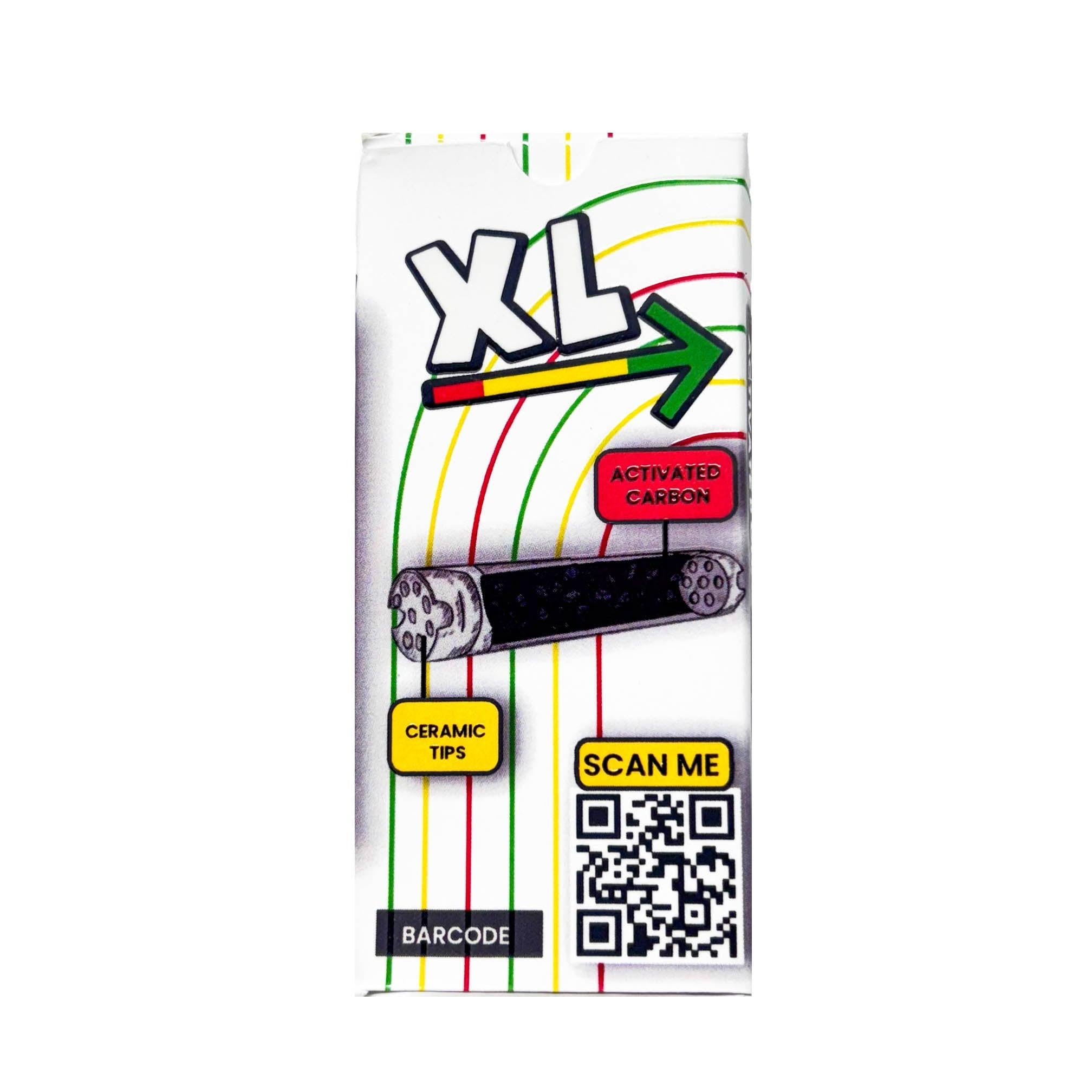 Slimjim - Classic XL Carbon Filters (6mm) (Box of 20)