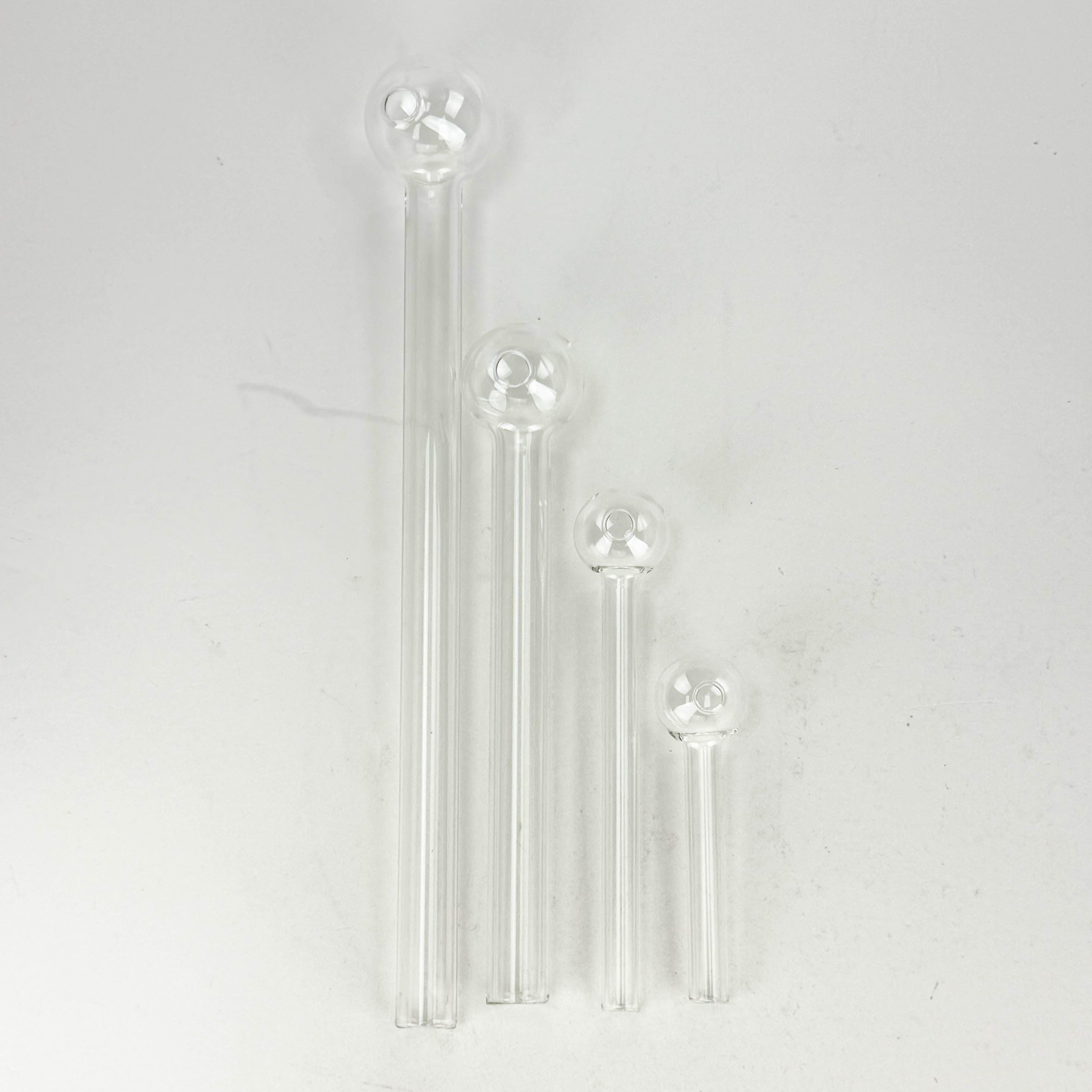 High Quality Glass Oil Burner – Clear (4", 6", 8", 12") Main image