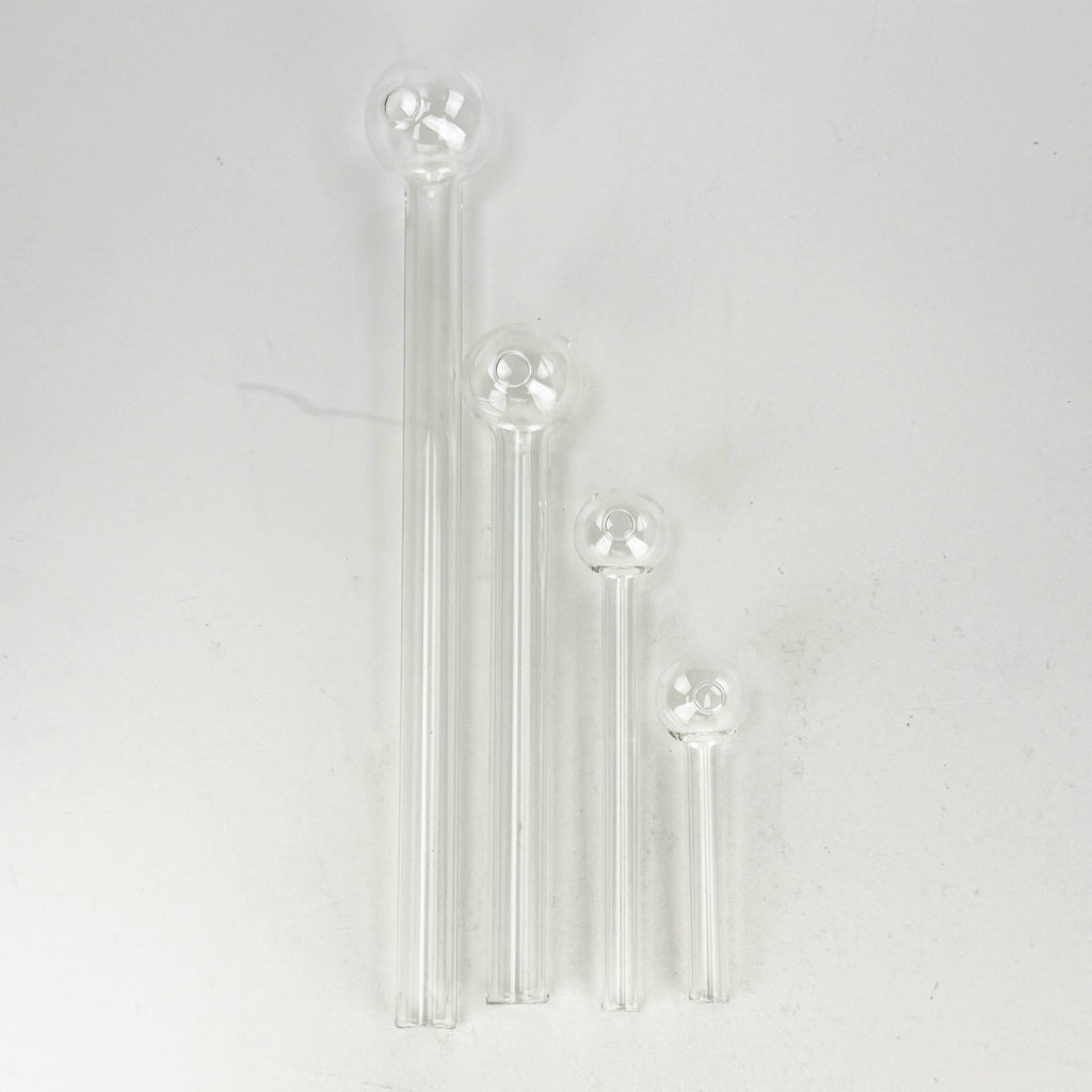 High Quality Glass Oil Burner – Clear (4", 6", 8", 12")