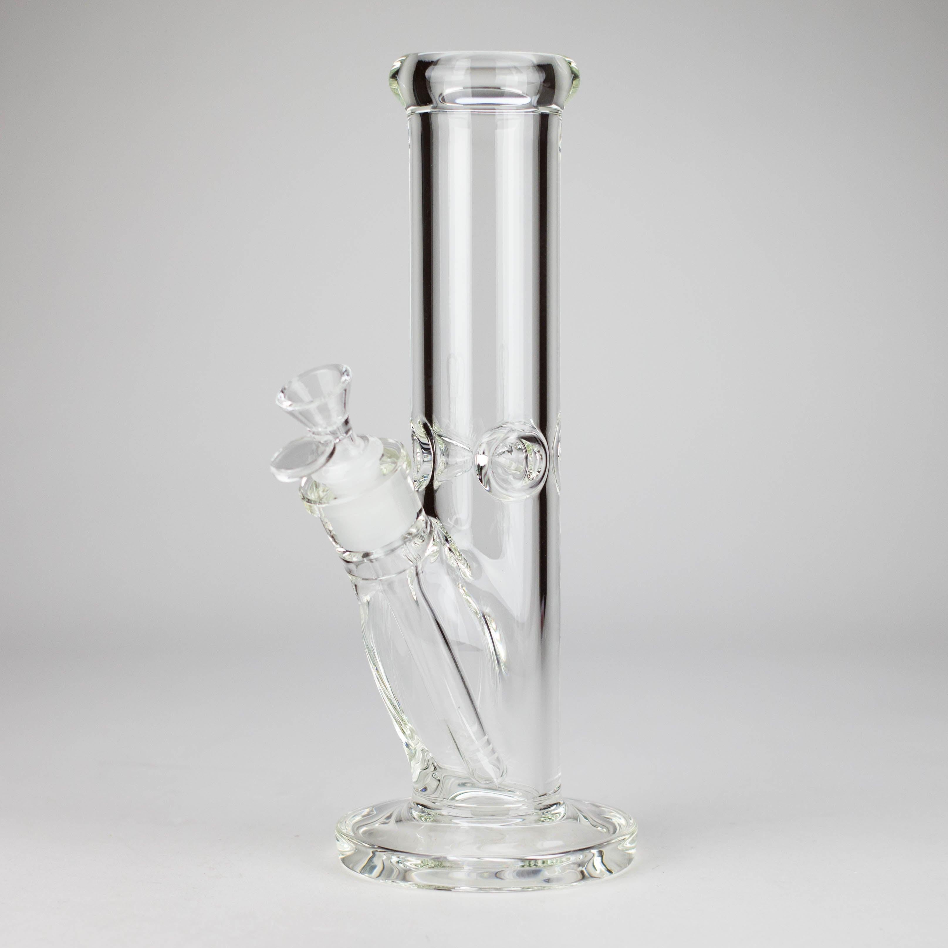 12" Cylindrical Clear Water Pipe – Straight Tube Bong | 9mm Thick Main image