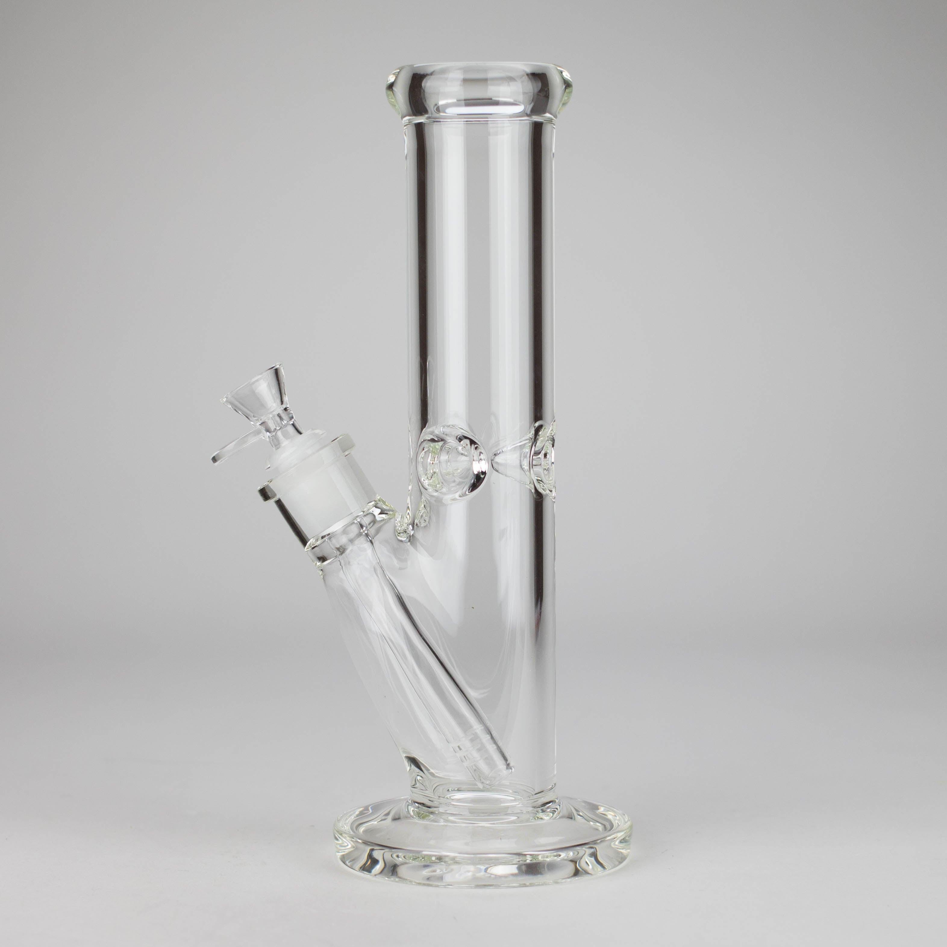 12" Cylindrical Clear Water Pipe – Straight Tube Bong | 9mm Thick Secondary image