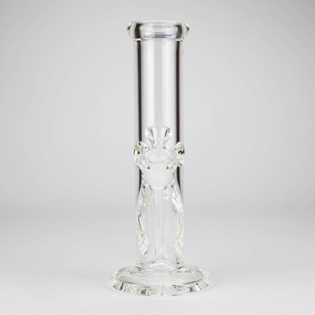 12" Cylindrical Clear Water Pipe – Straight Tube Bong | 9mm Thick