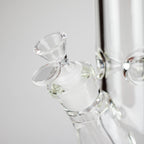 12" Cylindrical Clear Water Pipe – Straight Tube Bong | 9mm Thick