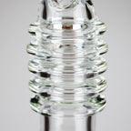 17" Ring Style Beaker Glass Bong – Spiral Neck | Ice Catcher | 14mm Bowl Joint