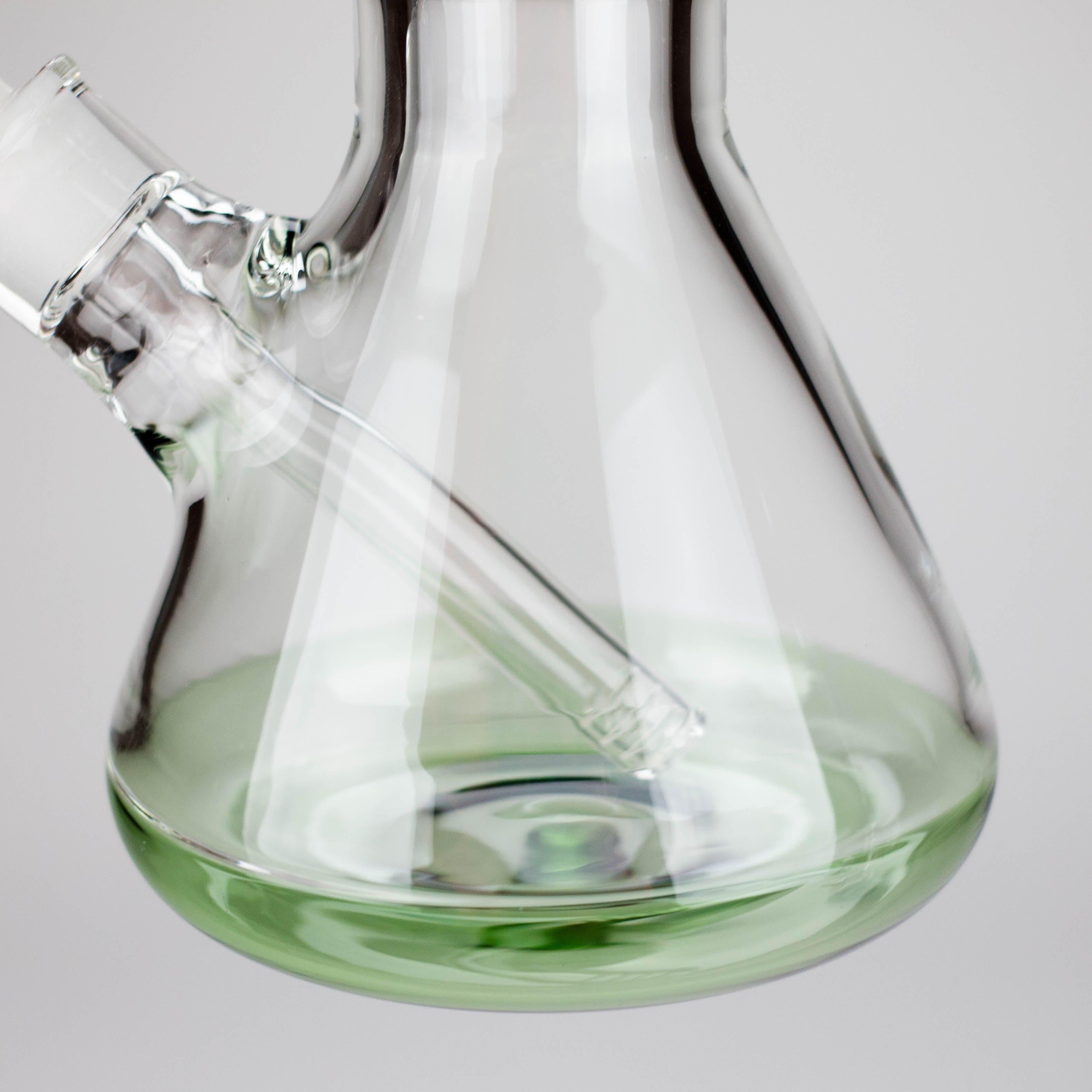17" Ring Style Beaker Glass Bong – Spiral Neck | Ice Catcher | 14mm Bowl Joint