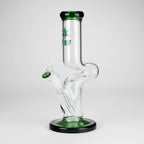NG | 12" Zong Straight Bong – Colored Base & Slitted Downstem [G1103]