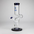 NG | 12" Zong Straight Bong – Colored Base & Slitted Downstem [G1103]