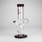 NG | 12" Zong Straight Bong – Colored Base & Slitted Downstem [G1103]