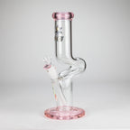 NG | 12" Zong Straight Bong – Colored Base & Slitted Downstem [G1103]