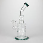 11" Glass Bong with Water Diffuser | 14mm Bowl Joint | Stemless Design