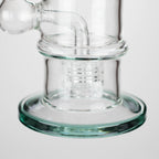11" Glass Bong with Water Diffuser | 14mm Bowl Joint | Stemless Design