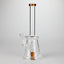 11" Glass Bong with Diffuser | 14mm Bowl Joint | Stemless Design