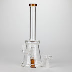 11" Glass Bong with Diffuser | 14mm Bowl Joint | Stemless Design