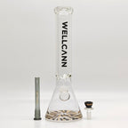 Wellcann | 14" 7mm Psychedelic Thickened Beaker Glass Bong